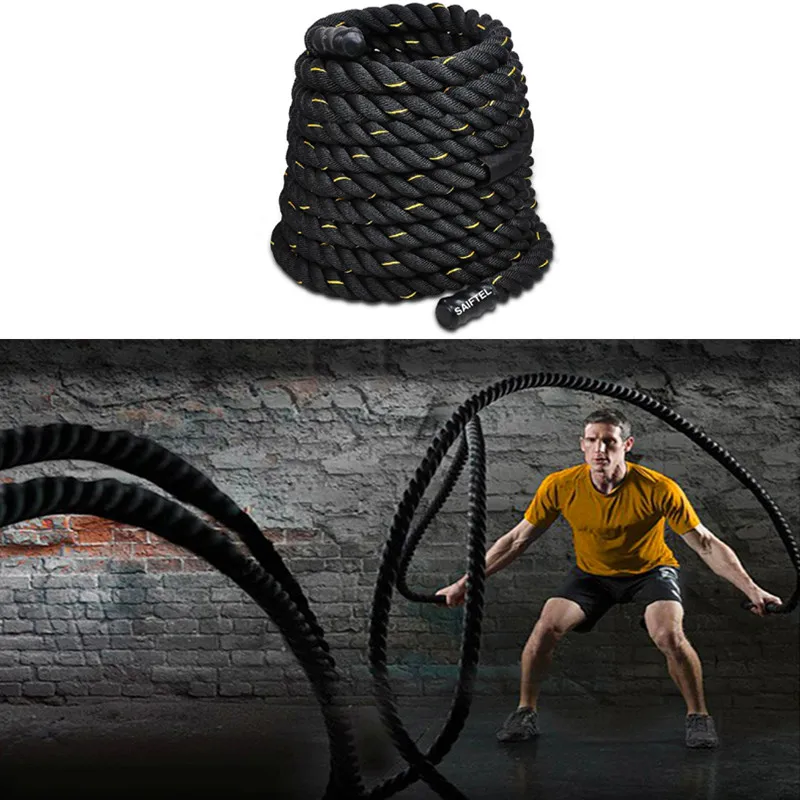 Battle Rope Heavy - 9M Fitness Heavy Undulation Battle Rope