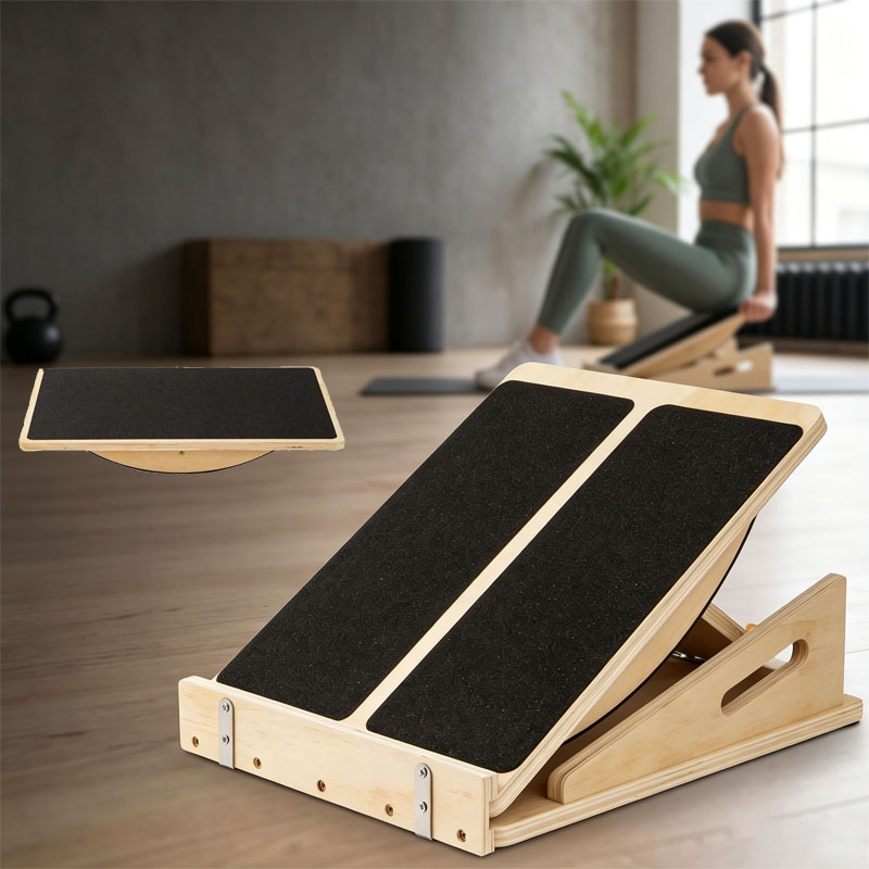 2‑in‑1 Wooden Balance Board &  - Home Gym Routine ulasan dan harga