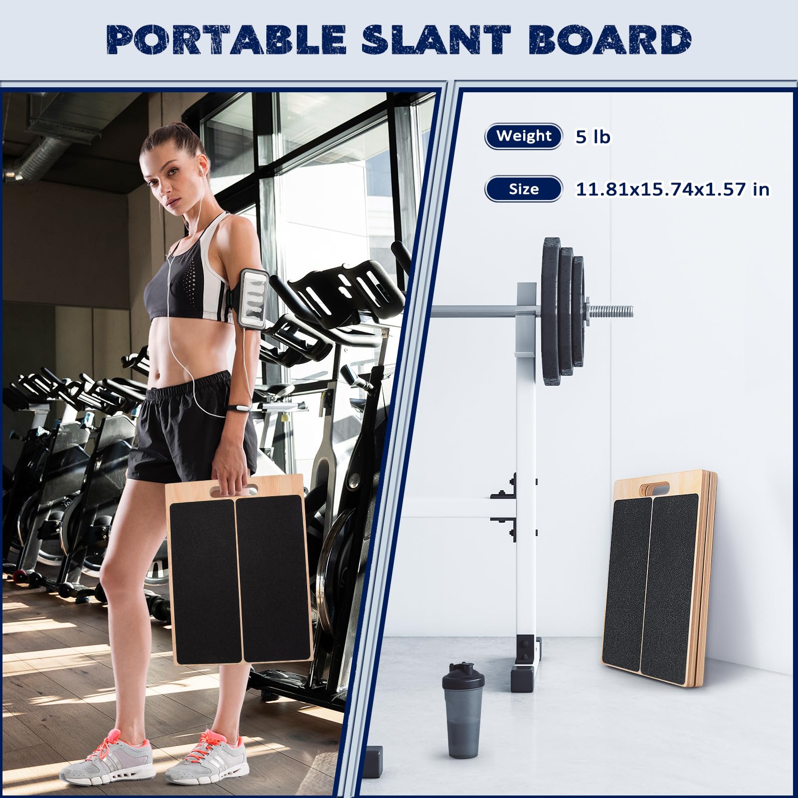 2‑in‑1 Wooden Balance Board &  - Home Gym Routine ulasan dan harga