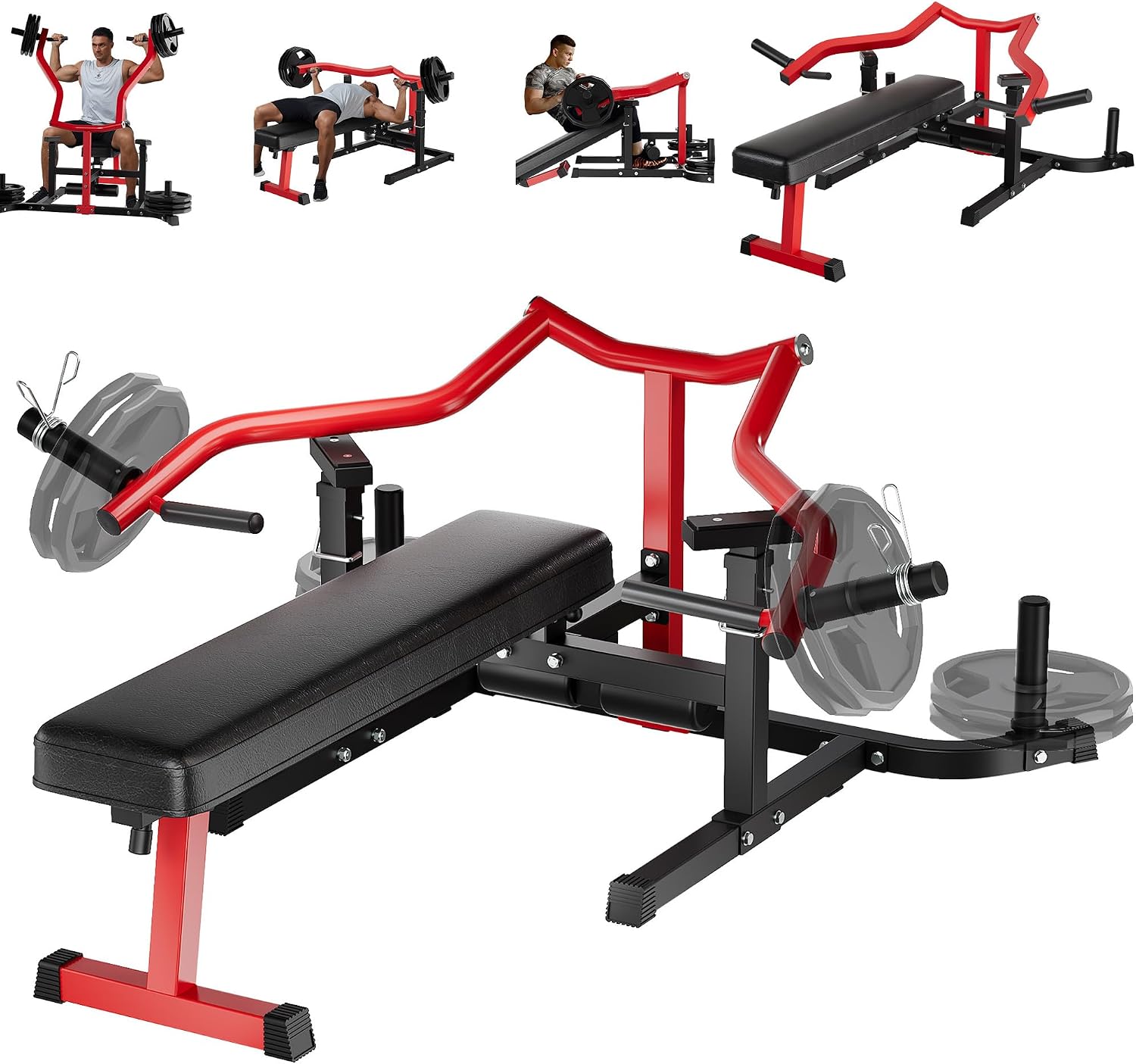 Chest Press Machine, Adjustabl - Home Gym Equipment Set ulasan dan harga
