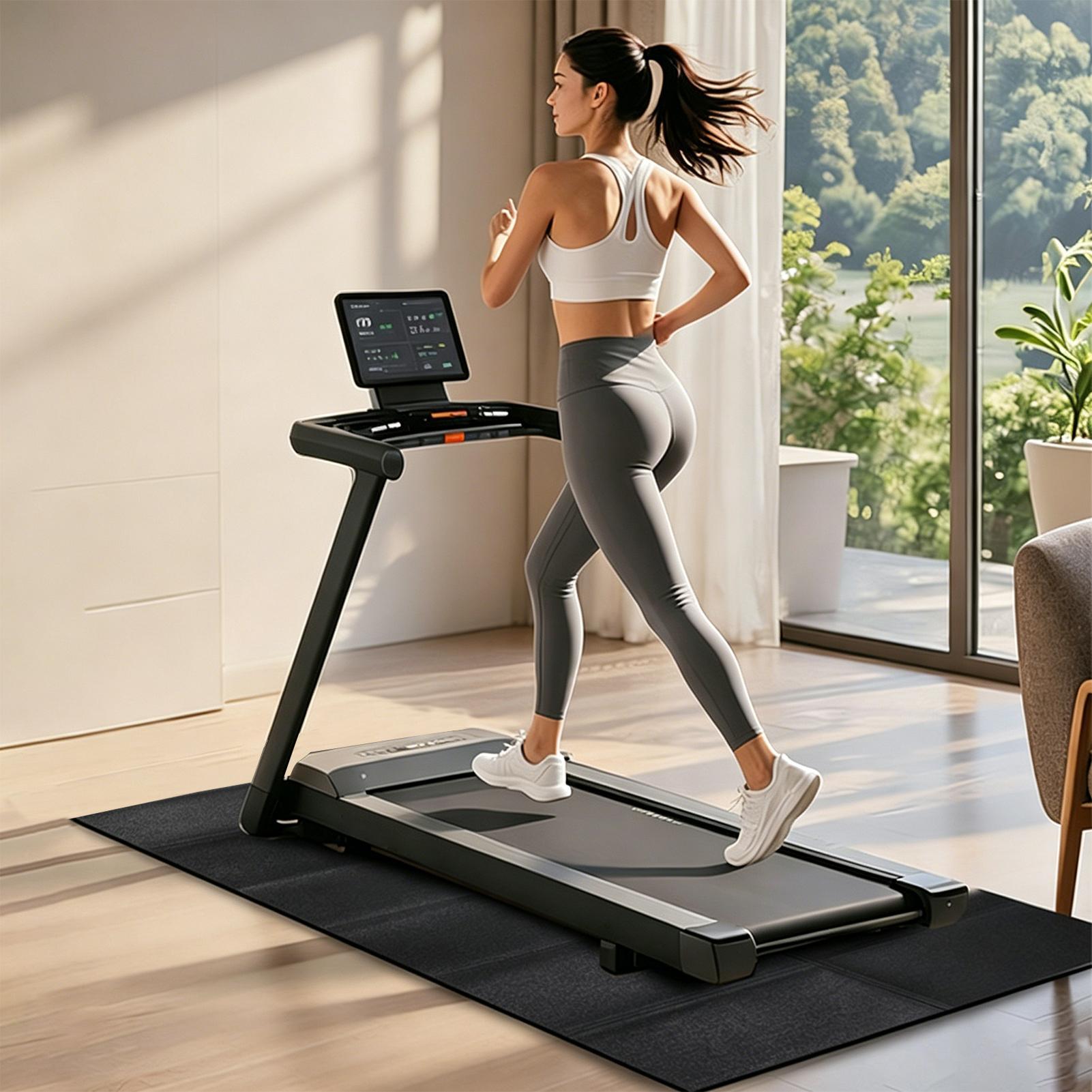 Treadmill Mat Vibration Absorb - Leg Home Gym Workout ulasan dan harga