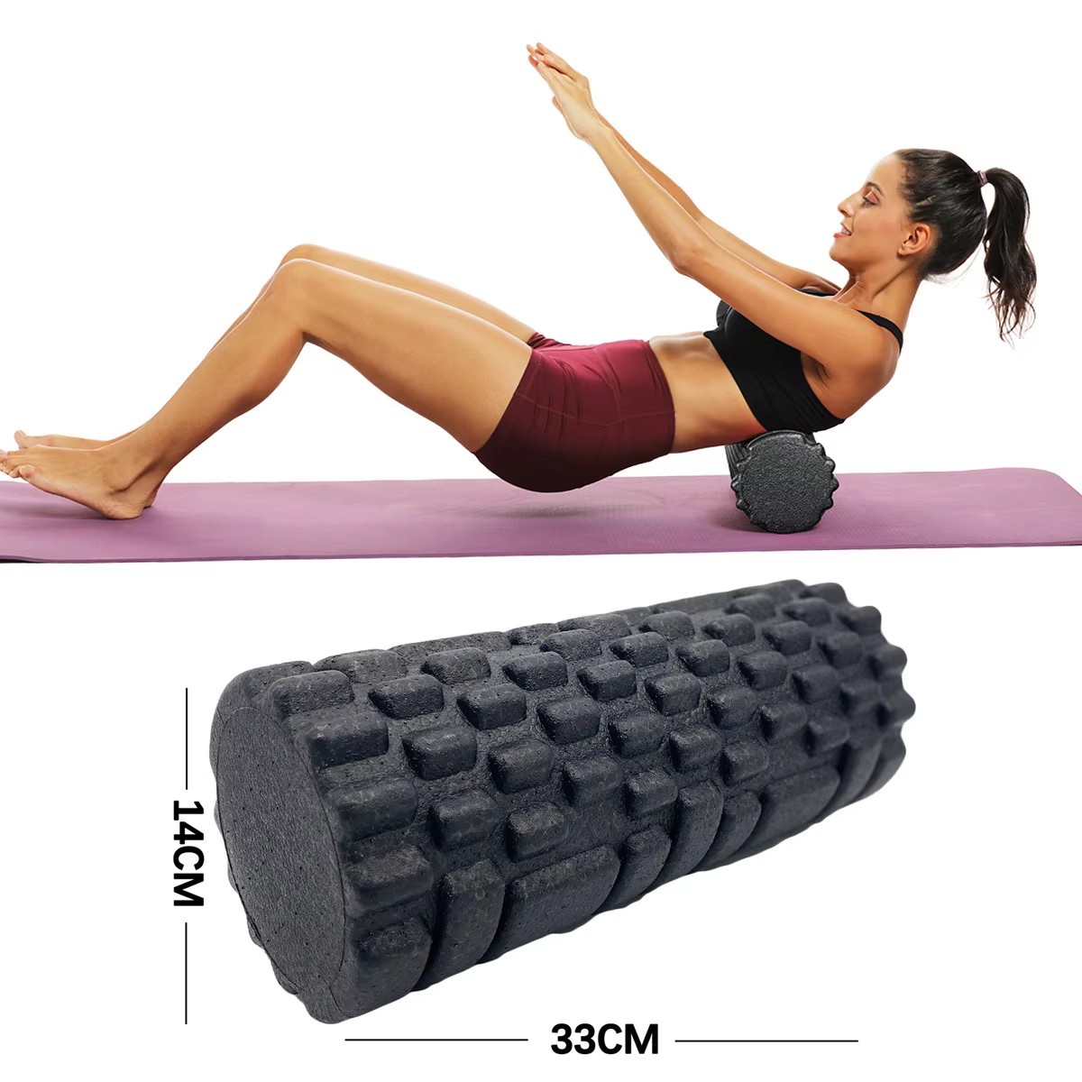 30/33cm Fitness Foam Roller Yo - Home Gym Routine ulasan dan harga