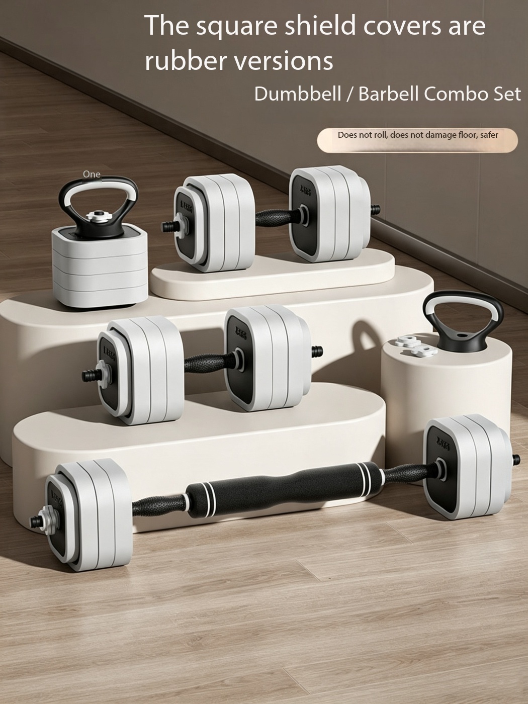 Adjustable 4 in 1 Home Gym Fit - Home Gym Equipment Set ulasan dan harga