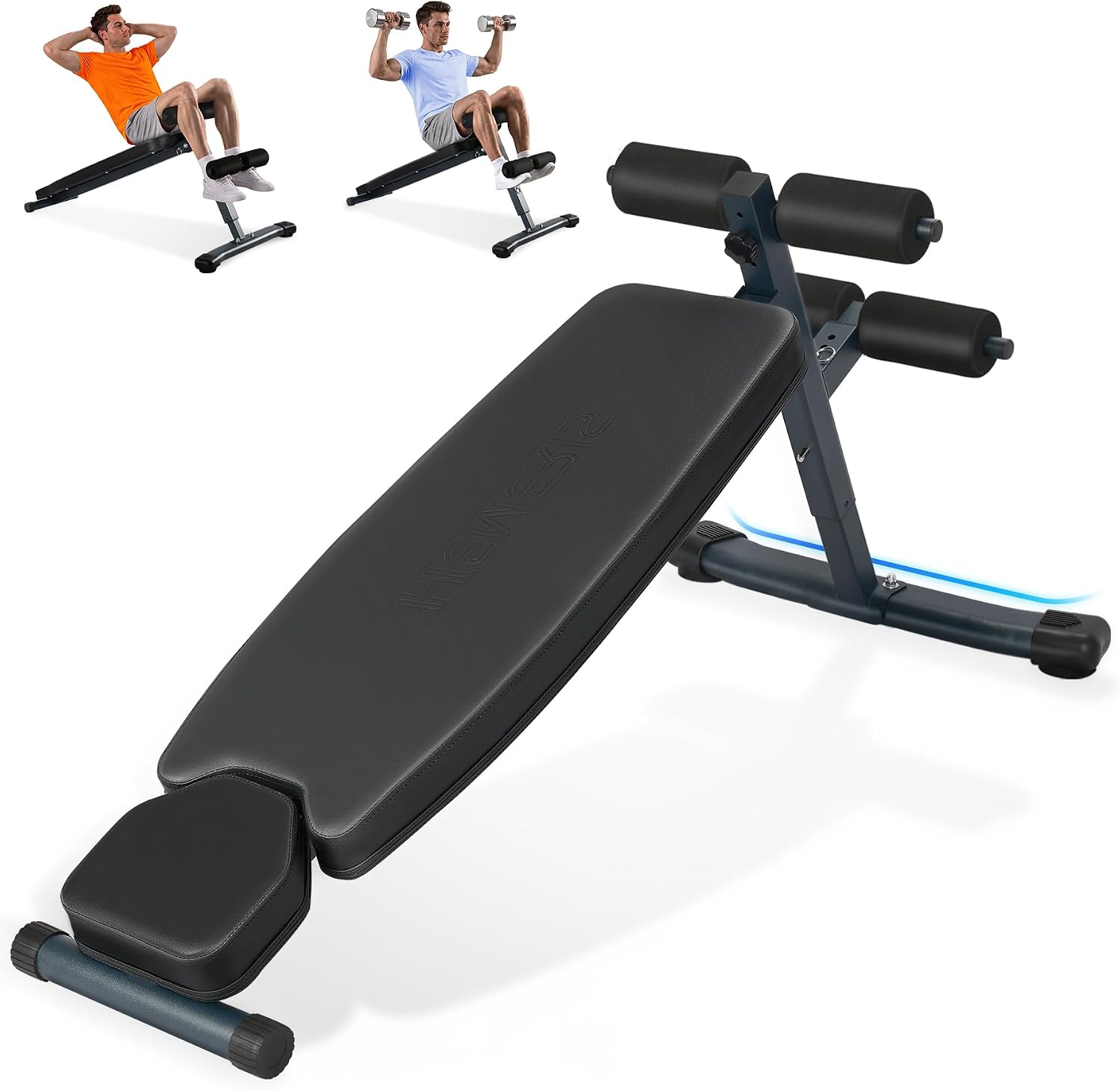 3-Level Adjustable Sit Up Benc - Home Gym Equipment Set ulasan dan harga